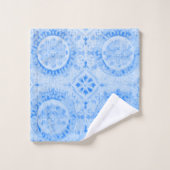 Blue Damask Badetuch Set (Waschlappen)