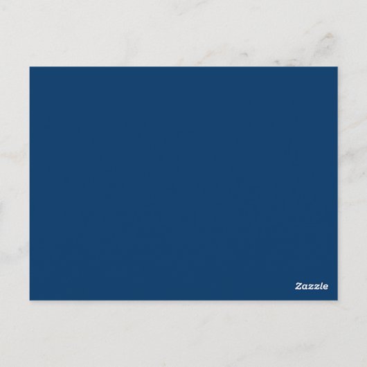 Blue Damask Hochzeitskarten für die Tischnummer (Rückseite)