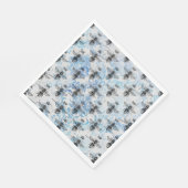 Blue Damask Honeybee Serviette (Ecke)