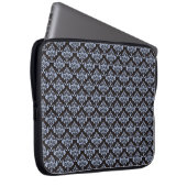 Blue Damask Laptopschutzhülle (Vorne Rechts)