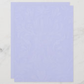 Blue Damask Letterhead Briefbogen (Vorne/Hinten)