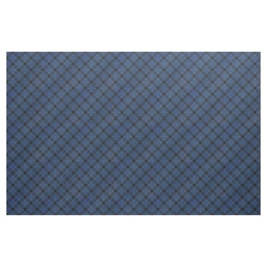 Blue Damask Medallion Pattern Stoff (Fat Quarter (45,7 x 55,9 cm))