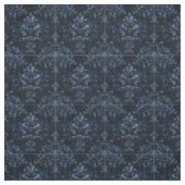 Blue Damask on Dark Blue Stoff (Muster)