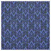 Blue Damask Stoff (Muster)