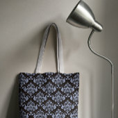 Blue Damask Tasche