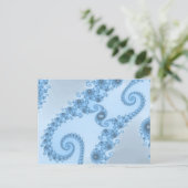 Blue Dance Postcard Postkarte (Stehend Vorderseite)