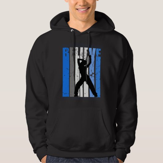 Blue Dance Team Dancing Dancer Believe Motivating  Hoodie (Vorderseite)