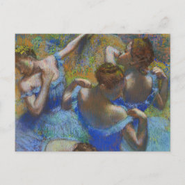 Blue Dancers Edgar Degas Postkarte