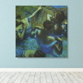 Blue Dancers von Edgar Degas, Vintager Impressioni Leinwanddruck