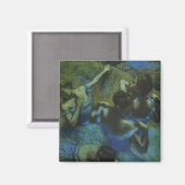 Blue Dancers von Edgar Degas, Vintager Impressioni Magnet (Vorderseite/Rückseite)