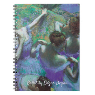Blue Dancers von Edgar Degas, Vintager Impressioni Notizblock