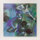 Blue Dancers von Edgar Degas, Vintager Impressioni Puzzle (Horizontal)