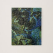 Blue Dancers von Edgar Degas, Vintager Impressioni Puzzle (Vertikal)