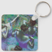 Blue Dancers von Edgar Degas, Vintager Impressioni Schlüsselanhänger (Rückseite)