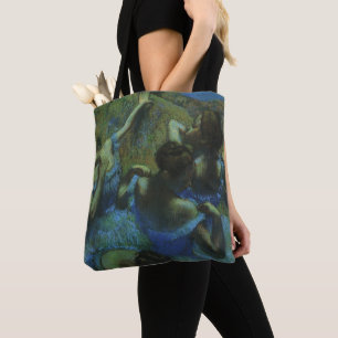 Blue Dancers von Edgar Degas, Vintager Impressioni Tasche