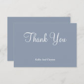 Blue Danke Cards (Vorne/Hinten)