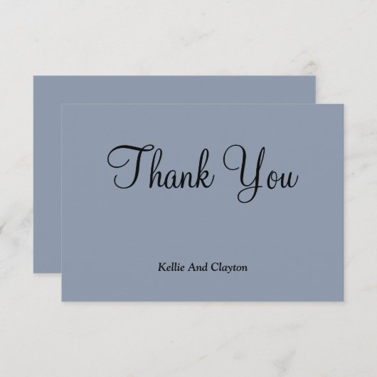 Blue Danke Cards (Vorne/Hinten)