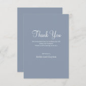 Blue Dankykarte Dankeskarte (Vorne/Hinten)