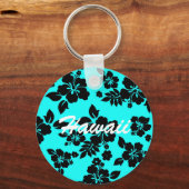 Blue Dark Hawaiian Schlüsselanhänger (Vorderseite)
