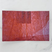 Blue dark texture Folded Greeting Card,Calm color Karte (Innenseite)