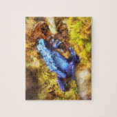 Blue Dart Frog Puzzle (Vertikal)