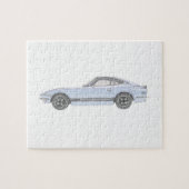 Blue Datsun 240Z Stift Rendering Puzzle (Horizontal)