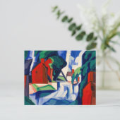 Blue Day, 1930 von Oscar Bluemner Postkarte (Stehend Vorderseite)