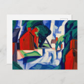 Blue Day, 1930 von Oscar Bluemner Postkarte (Vorne/Hinten)