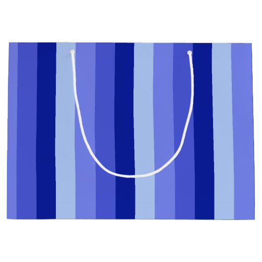 Blue Days Große Geschenktasche Geschenktüte (Vorderseite)