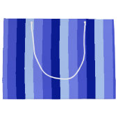 Blue Days Große Geschenktasche Geschenktüte (Rückseite)