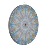 Blue Decorative Dartboard Dartscheibe (Vorderseite Links)