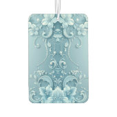 Blue Decorative Floral Air Freshener Autolufterfrischer (Rückseite)