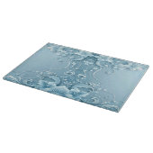 Blue Decorative Floral Cutting Board Schneidebrett (Ecke)