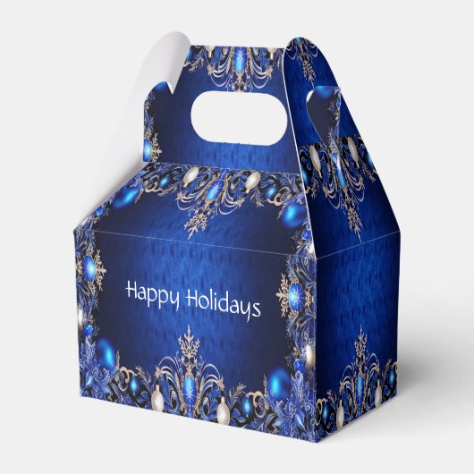 Blue Decorative Holiday Geschenkboxen Geschenkschachtel (Vorderseite)