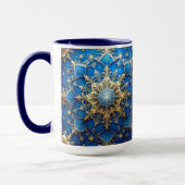 Blue Decorative Holiday Mug Tasse (Links)