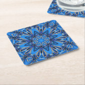 Blue Decorative Holiday Paper Untersetzer (angewinkelt)