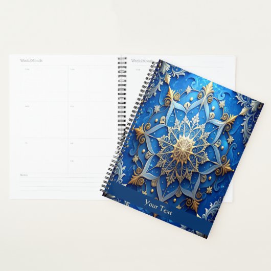 Blue Decorative Holiday Planer (Anzeige)