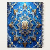 Blue Decorative Holiday Planer (Rückseite)