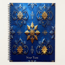 Blue Decorative Holiday Planner Planer