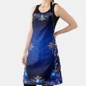 Blue Decorative Holiday Schürze (InSitu)