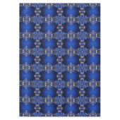 Blue Decorative Holiday Tablecloth Tischdecke (Vorderseite)