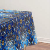 Blue Decorative Holiday Tablecloth Tischdecke (Beispiel)