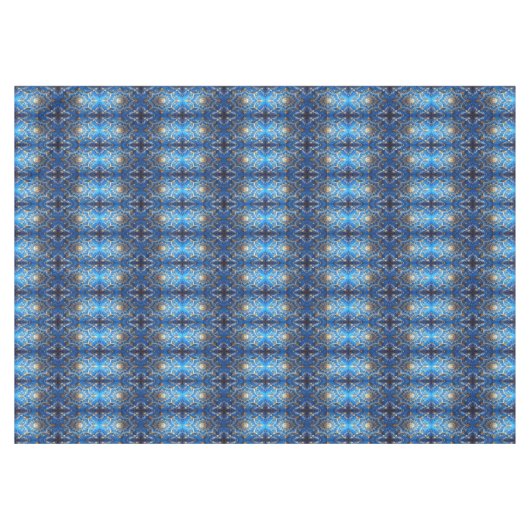 Blue Decorative Holiday Tablecloth Tischdecke (Vorderseite (Horizontal))