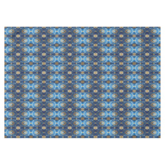 Blue Decorative Holiday Tablecloth Tischdecke (Vorderseite (Horizontal))