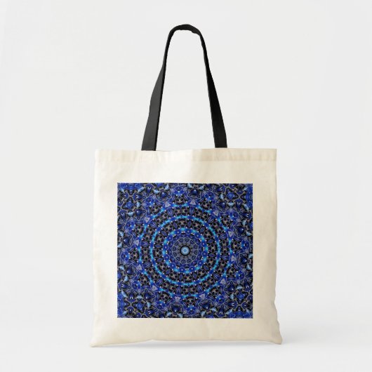 Blue Decorative Holiday Tote Bag Tragetasche (Vorne)