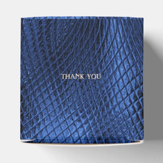 Blue Decorative Modern Favor Box Geschenkschachtel (Oben)