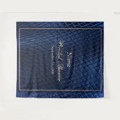 Blue Decorative Moderne Foto Hintergrund Tapestati Wandteppich (Vorderseite (Horizontal))