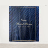 Blue Decorative Moderne Foto Hintergrund Tapestati Wandteppich (Vorderseite)