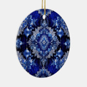 Blue Decorative Ornaments Keramik Ornament (Rechts)