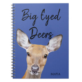 Blue Deer Fun Big Ideas Personal Notizblock